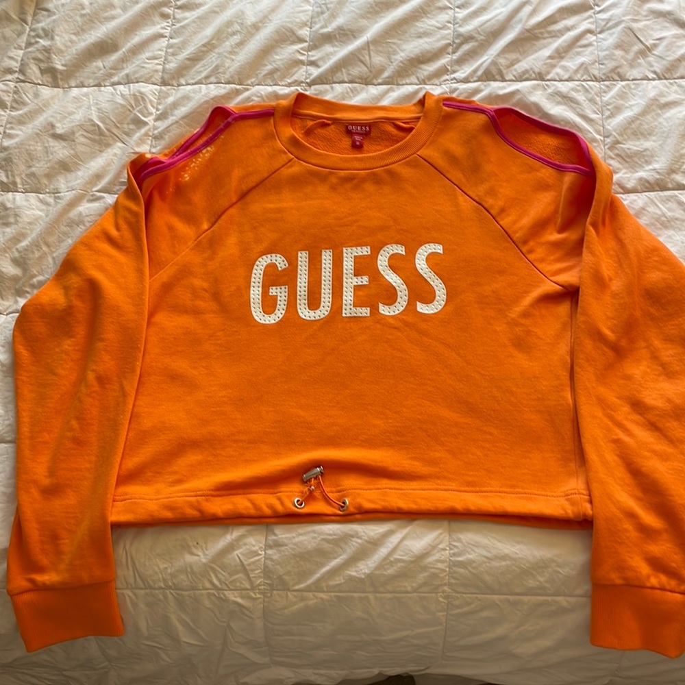 Guess Top Cut Out Shoulder Sleeves
